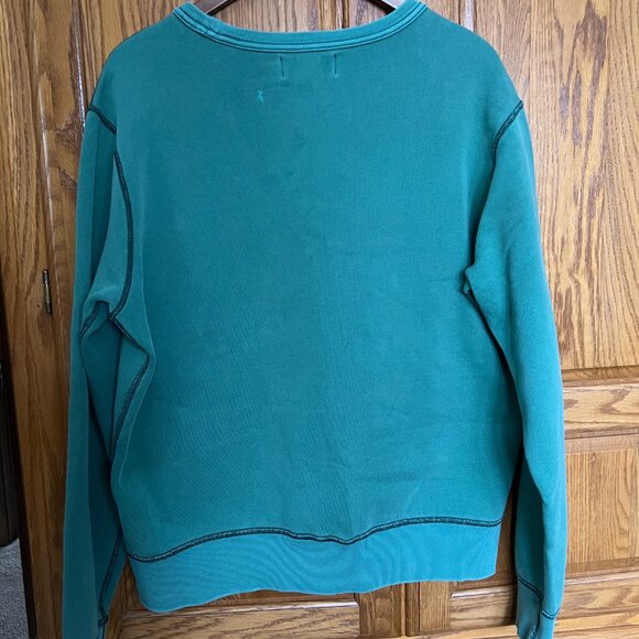 90's Vintage POLO RALPH LAUREN Green Indian Springs sweatshirt - Size Large - Picture 14 of 16